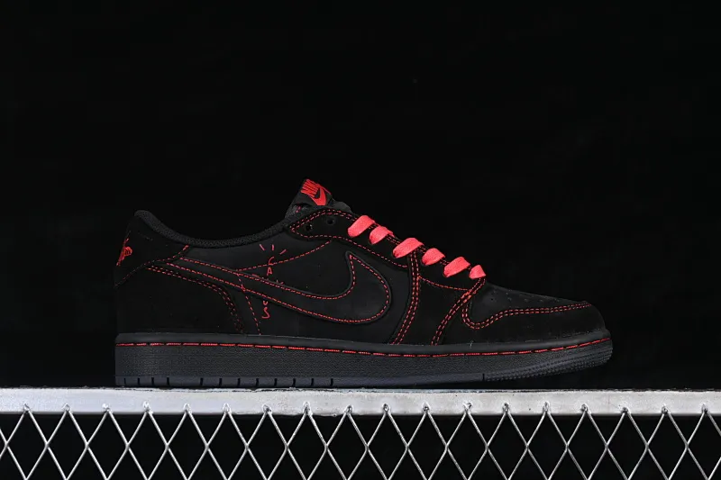 All Categories Air Jordan Jordan Series Basketball Shoes Air Jordan 1 Low High-end Customized Low-top Sneakers Travis Scott